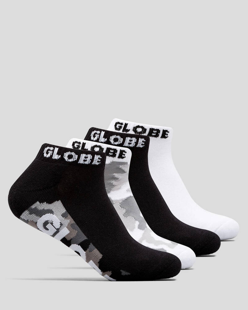 Globe Malcolm Ankle Socks 5 Pack for Mens image number null