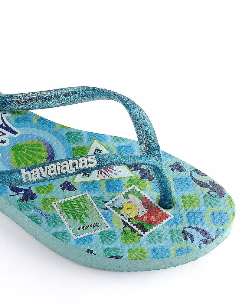 Havaianas Kid's Disney Princess Ariel Slim Thongs for Womens