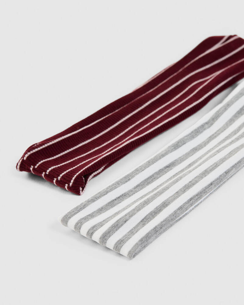 Karyn In LA Stripe Stretch Headband Pack for Womens