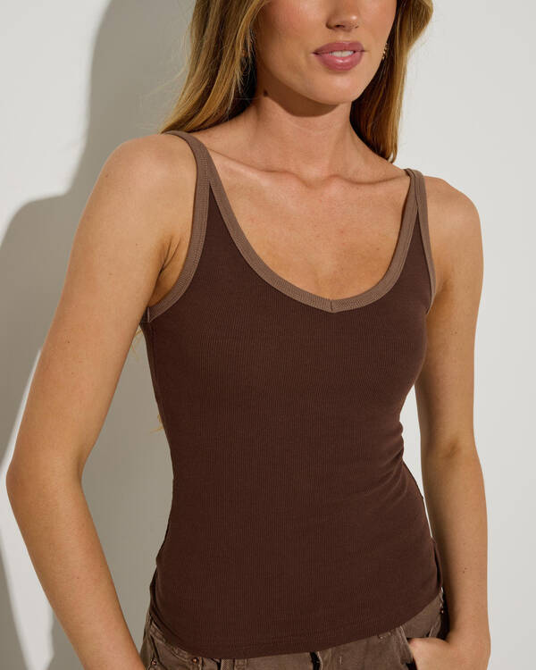 Ava And Ever Stevie V Neck Top for Womens