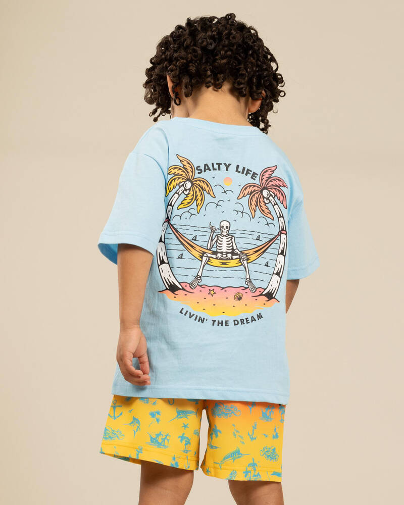 Salty Life Toddlers' Lazy Bones T-Shirt for Mens
