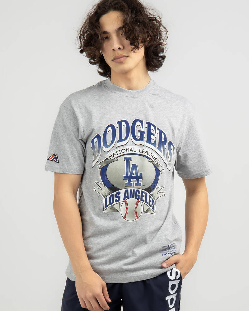 Majestic LA Dodgers Vintage Banner T-Shirt for Mens