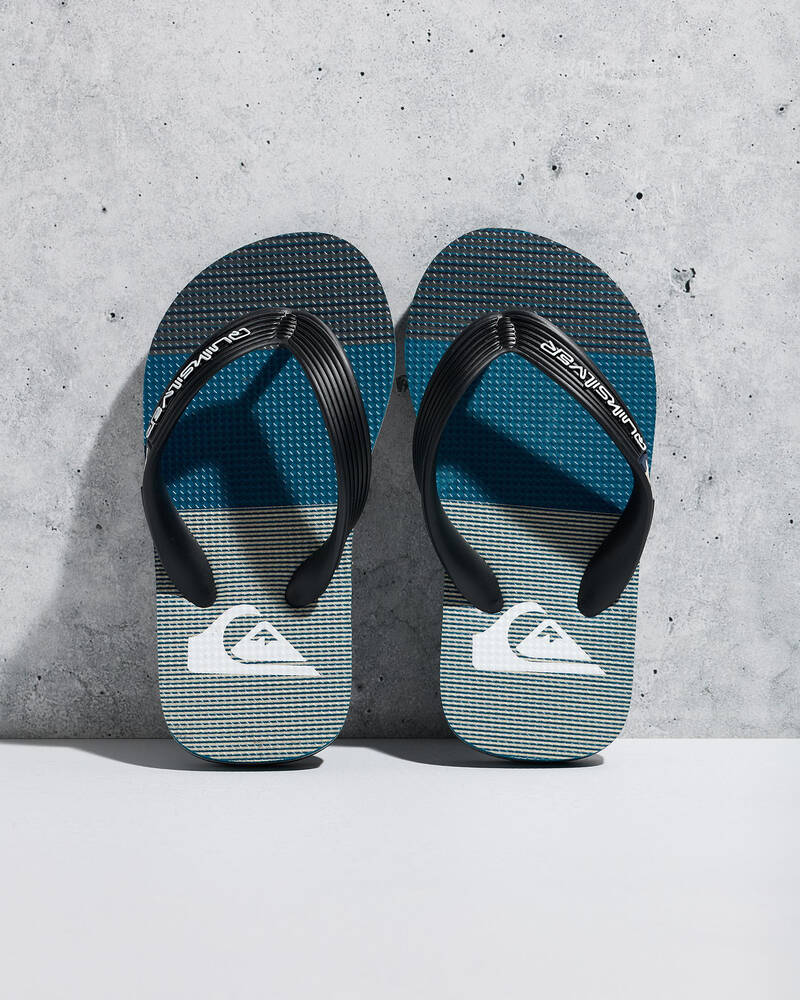 Quiksilver Toddlers' Moncata Art SPKD Thongs for Mens