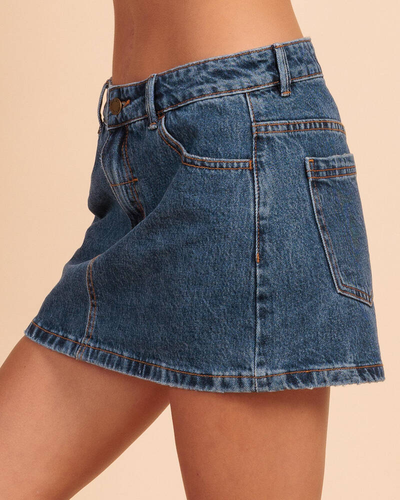 Thrills Sophie Mid Rise Mini Skirt for Womens
