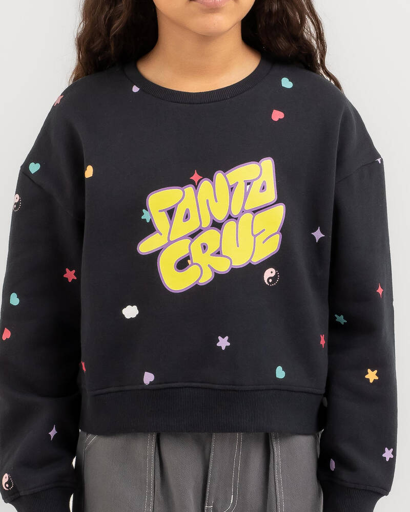 Santa Cruz Girls' Bubble Stack Sweatshirt for Womens