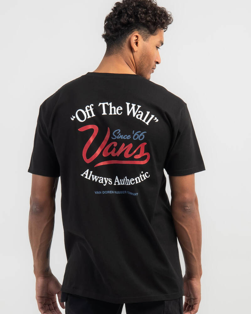 Vans Gas Station Logo T-Shirt for Mens