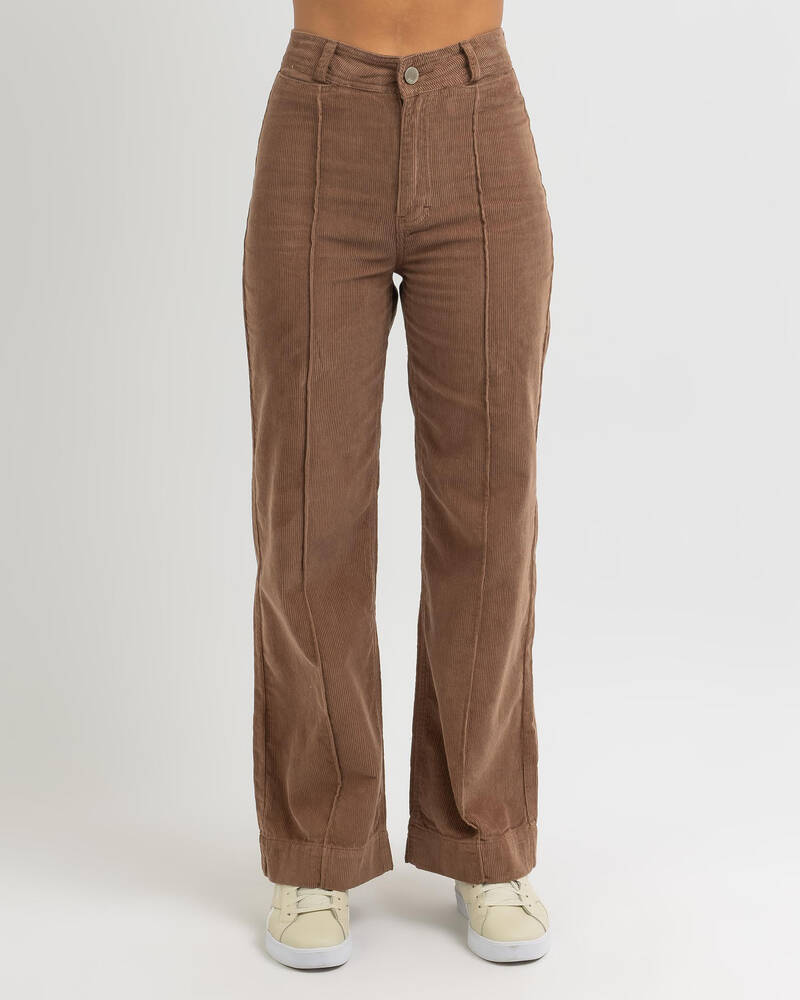 Ava And Ever New Jersey Pants In Milk Chocolate - Fast Shipping & Easy ...