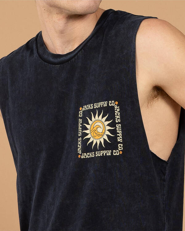 Jacks Golden Glow Muscle Tank for Mens