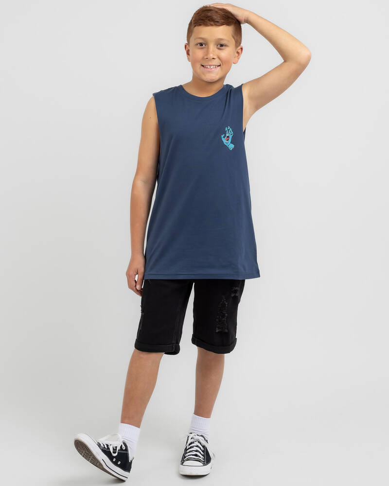Santa Cruz Boys' Screaming Hand Muscle Tank for Mens