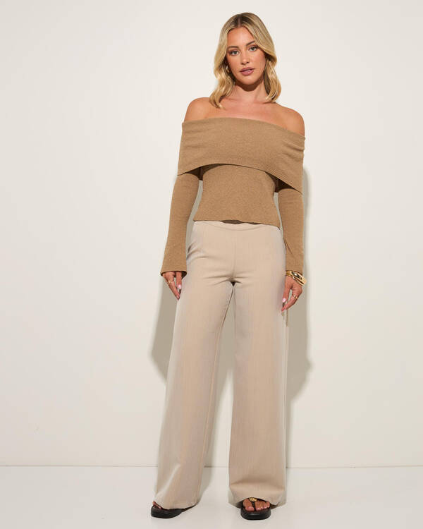 Ava And Ever Dixie Off Shoulder Knit Top for Womens