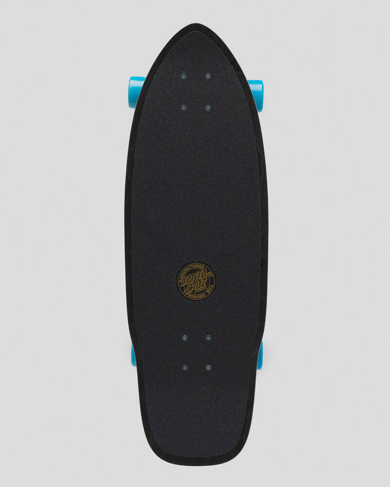 Santa Cruz Wave Dot Cut Back Surf Skate 29.95" Cruiser Skateboard for Unisex