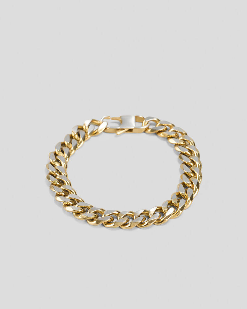 REPUBLIK Gold and Silver Metal Bracelet for Mens