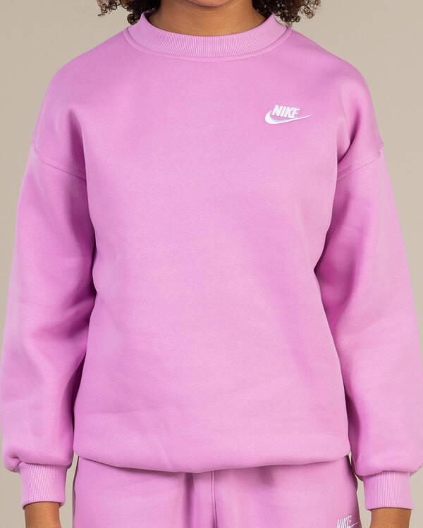 Nike Girls' Oversized Crew Sweater for Womens