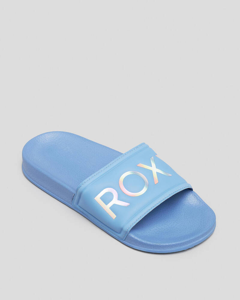 Roxy Girls' Roxy Slippy Slide Sandals for Womens