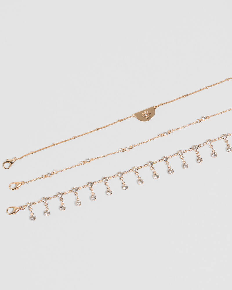 Karyn In LA Honey Anklet Pack for Womens