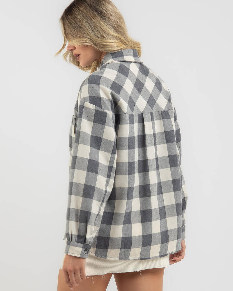 Ava And Ever Vancouver Flannel Long Sleeve Shirt for Womens