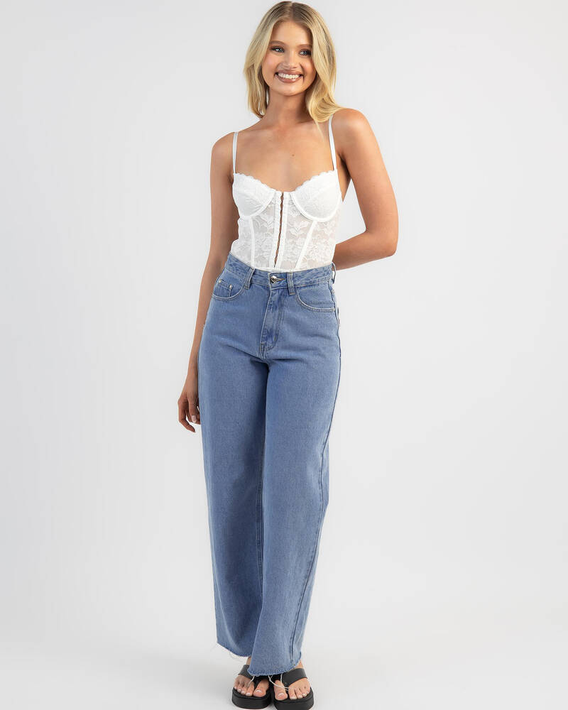 Ava And Ever Sophia Corset Bodysuit for Womens