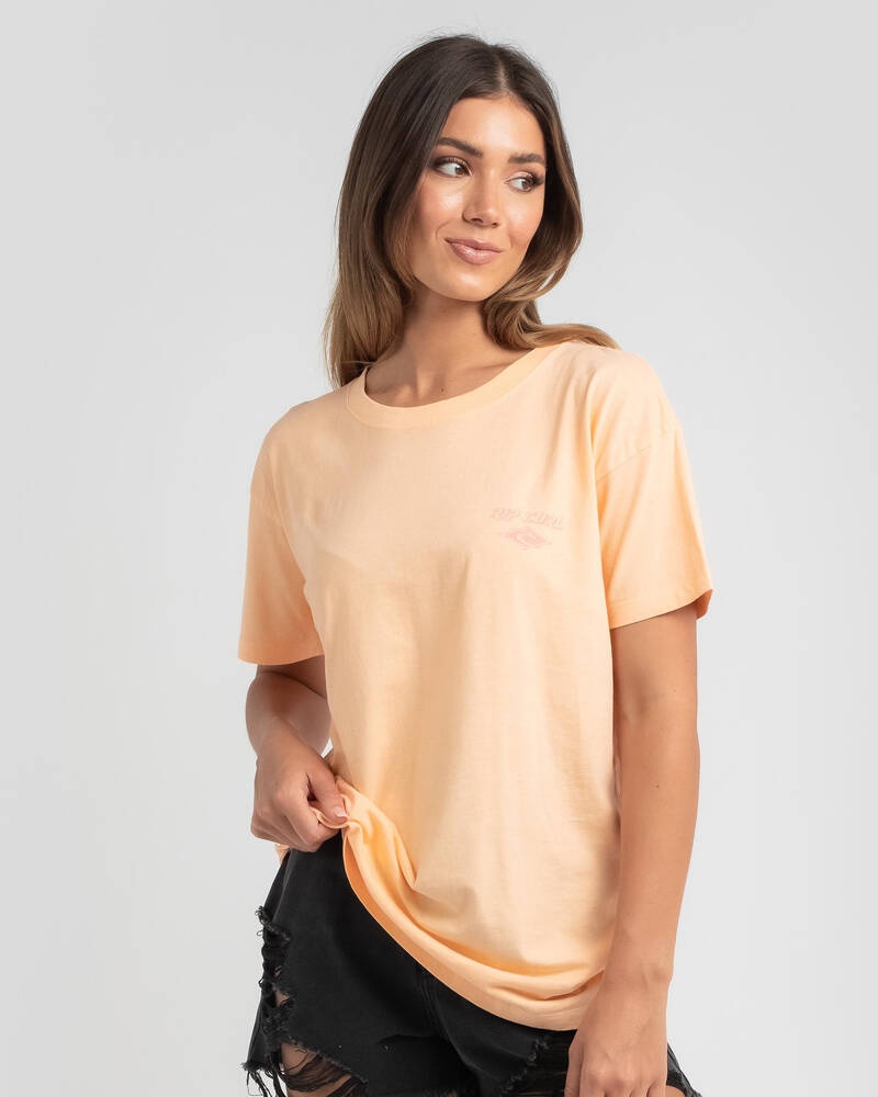 Rip Curl Fadeout Icon T-Shirt for Womens