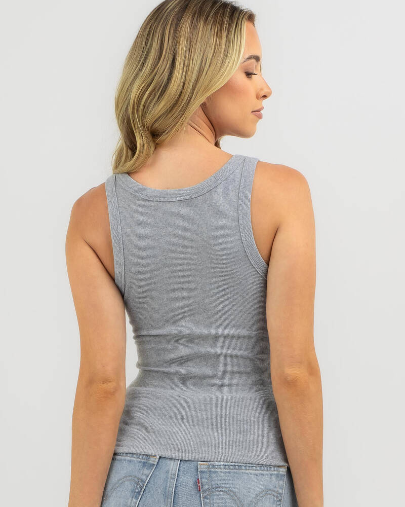 Ava And Ever Basic Thick Rib Tank Top for Womens