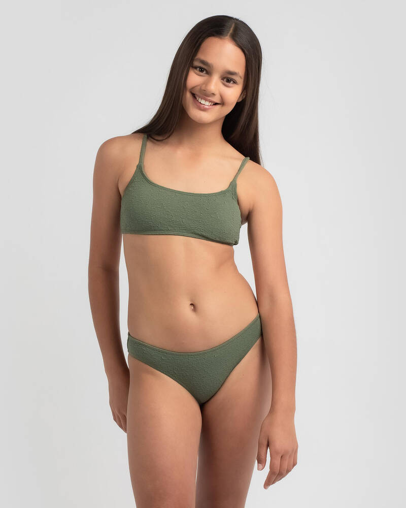 Kaiami Girls' Poppy Crinkle Bikini Set for Womens