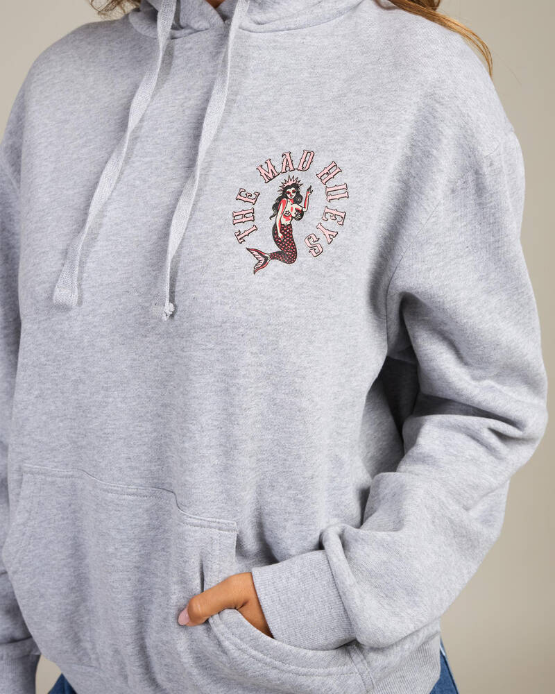 The Mad Hueys Mermaid Anchor Hoodie for Womens