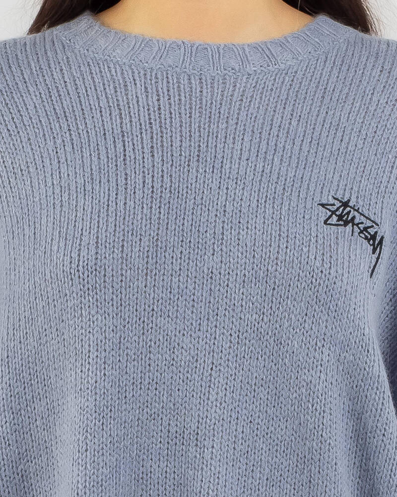 Stussy 8 Ball Crew Knit Jumper for Womens