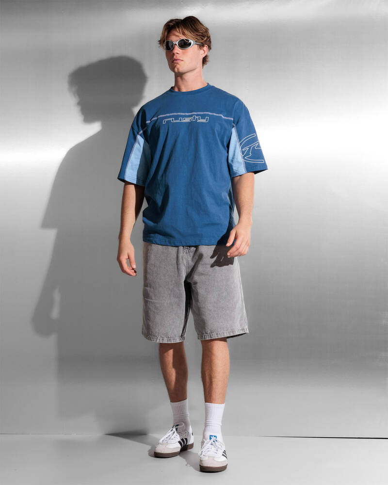 Rusty Cyberwave Short Sleeve T-Shirt for Mens