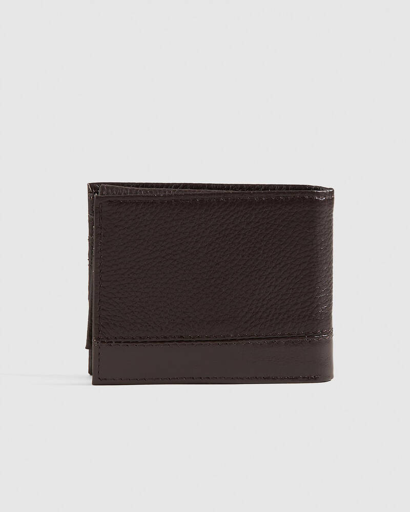 Lucid Title Leather Wallet for Mens