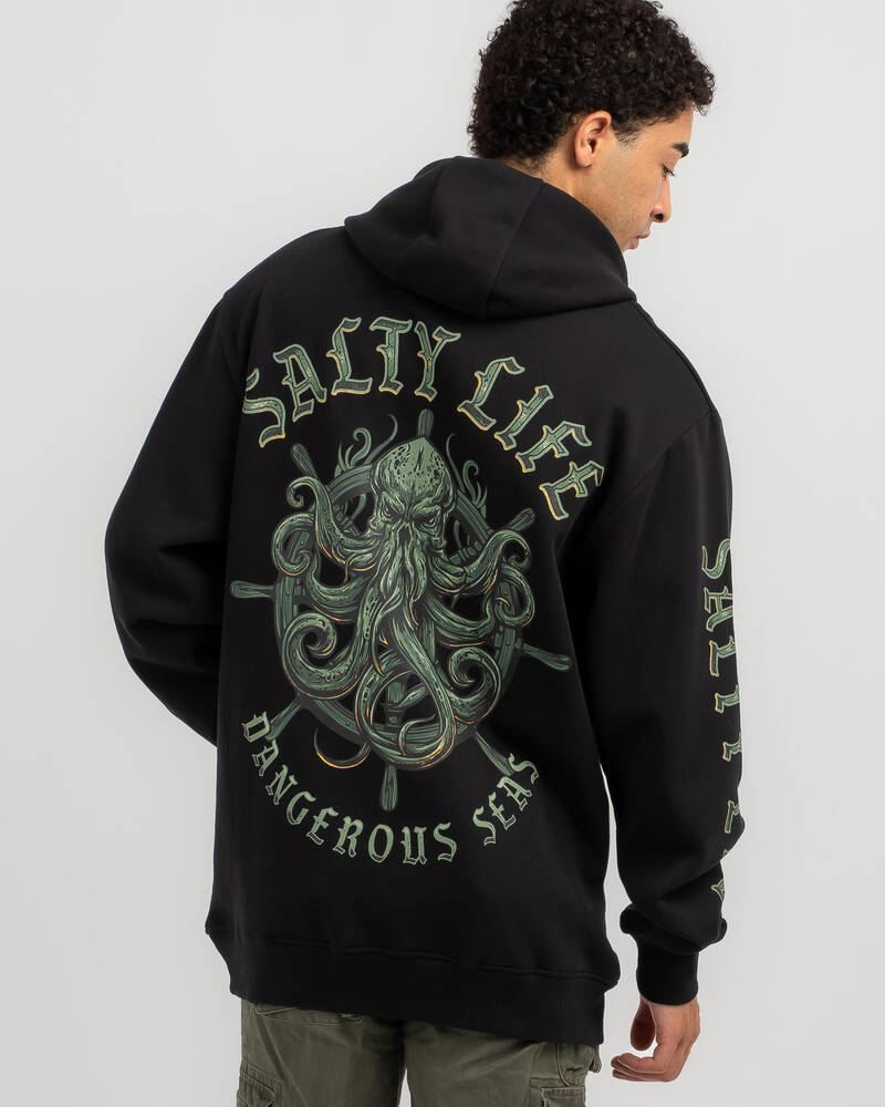 Salty Life Dangerous Seas Hoodie for Mens