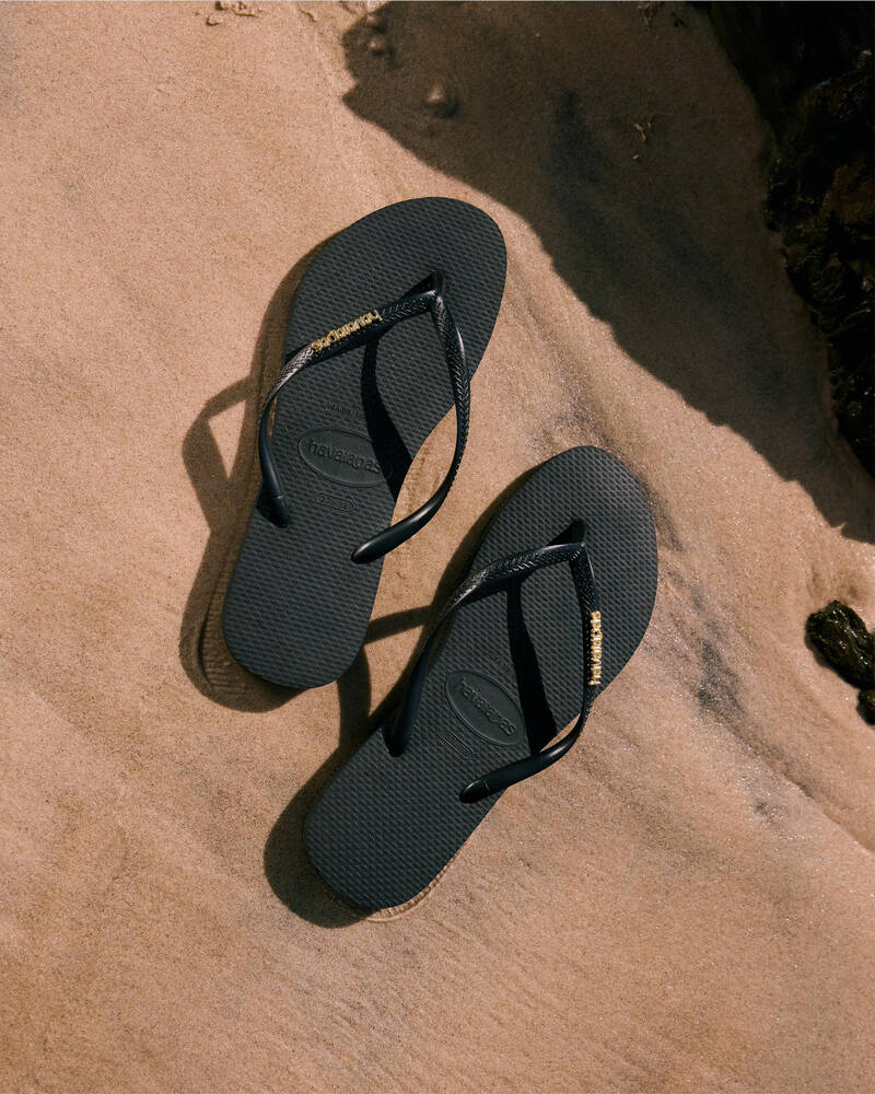 Havaianas Slim Metal Thongs for Womens