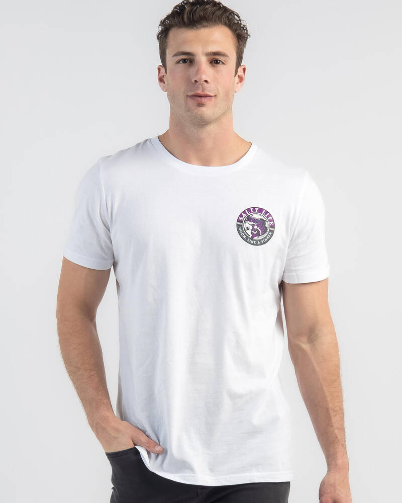 Salty Life Hooked T-Shirt for Mens