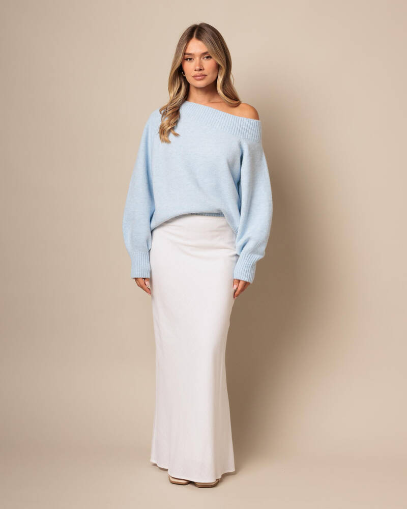 Ava And Ever Megi Off Shoulder Knit Jumper for Womens