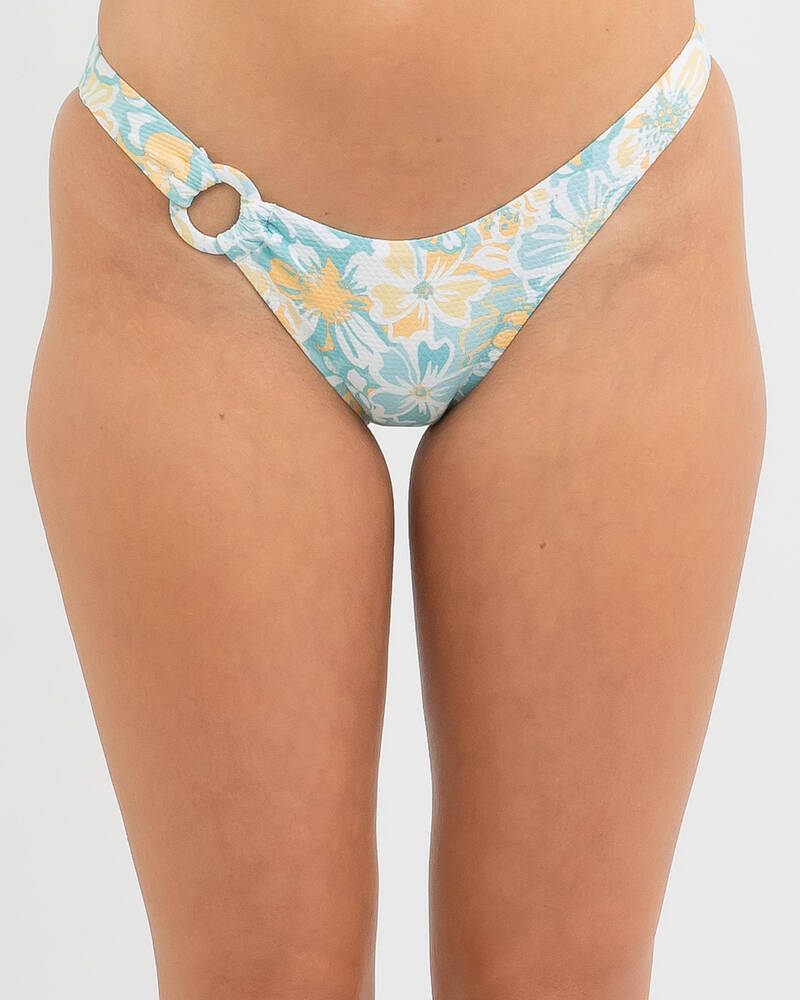 Rhythm Belize Floral Ring Bikini Bottom for Womens