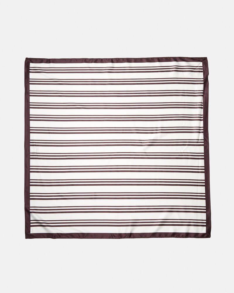 Karyn In LA Satin Stripe Hair Scarf for Womens