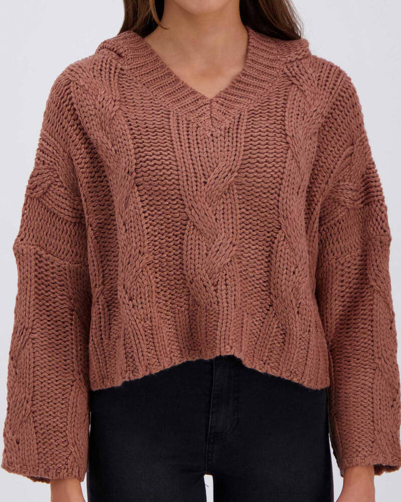 Ava And Ever Grace Hood Knit for Womens