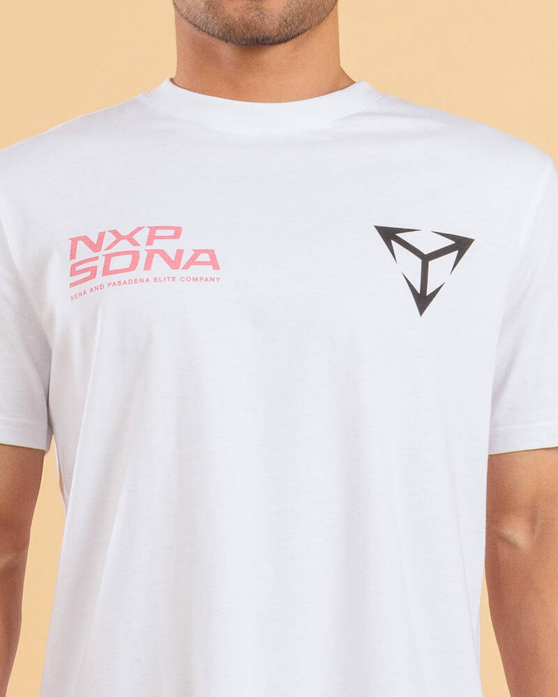 Nena & Pasadena Finest Dual Curved T-Shirt for Mens