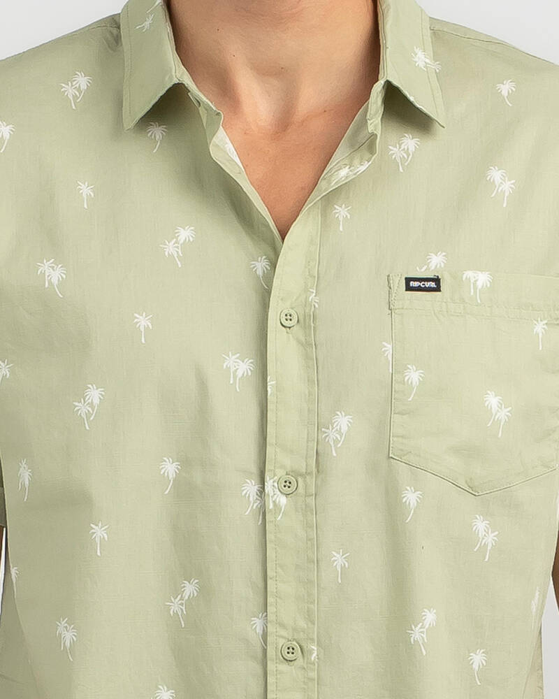 Rip Curl Paradise Palms Short Sleeve Shirt for Mens