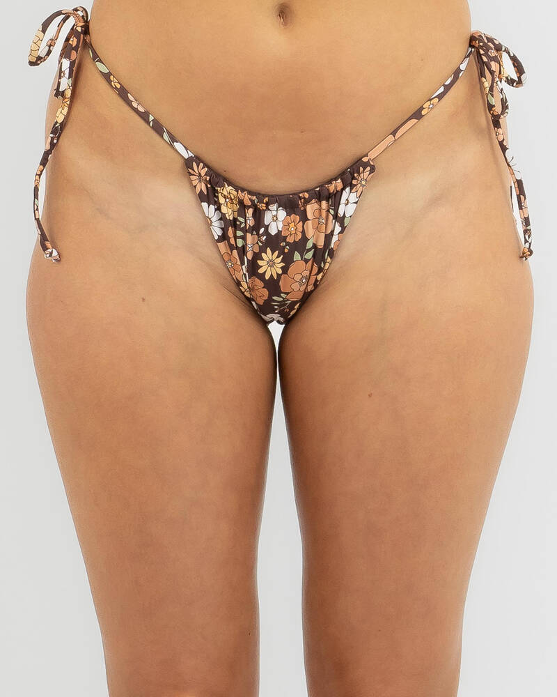 Kaiami Kat Reversible Itsy Tie Bikini Bottom for Womens