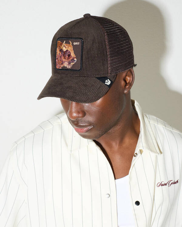 Corduroy Grit Trucker Cap