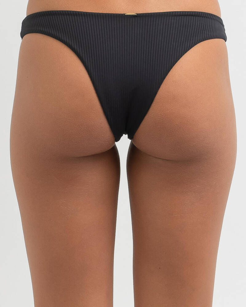 Topanga Vivi Rib High Cut Bikini Bottom for Womens