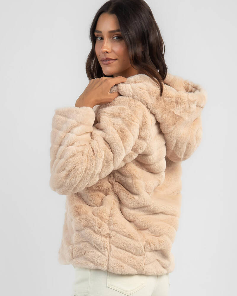 Mooloola Moulin Faux Fur Jacket for Womens
