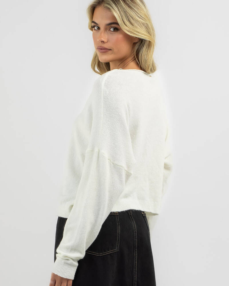 Ava And Ever Fromey Off Shoulder Knit Jumper for Womens