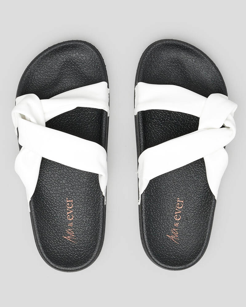 Ava And Ever Girls' Alba Slide Sandals for Womens