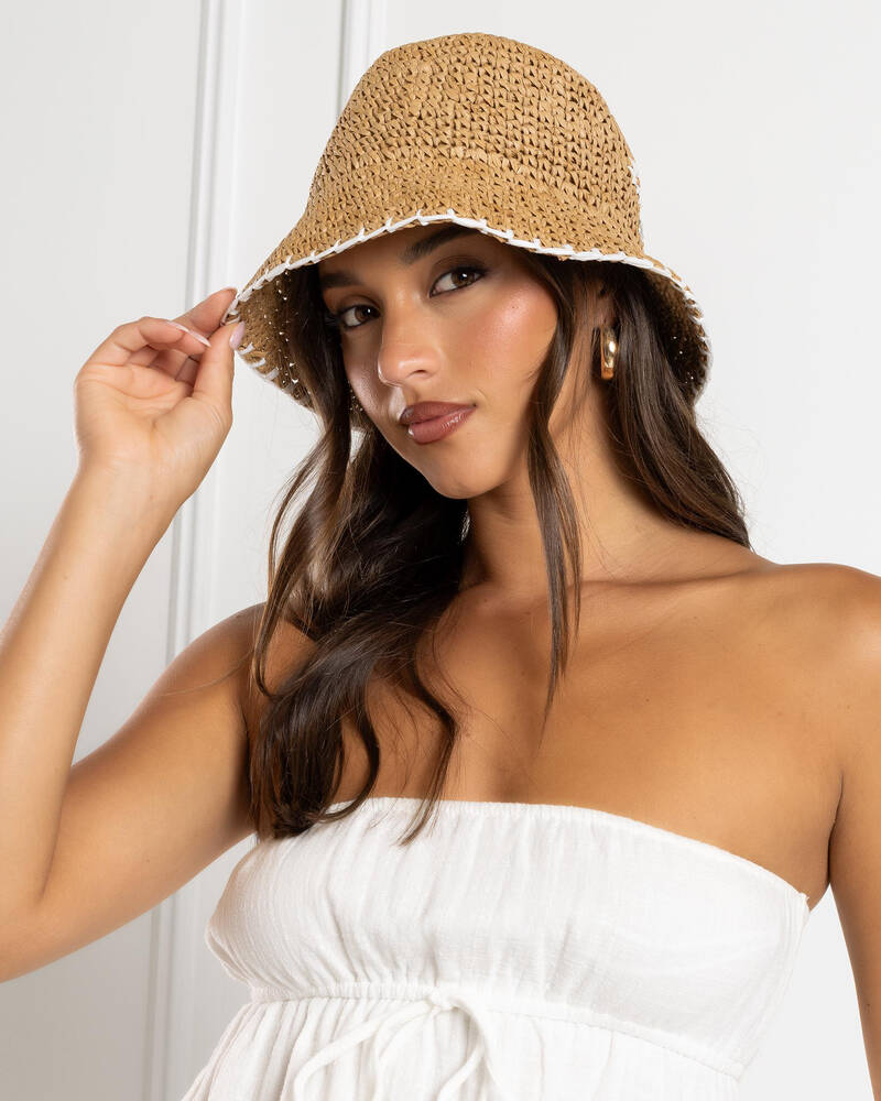 Roxy Spotless Sunnies Straw Hat for Womens