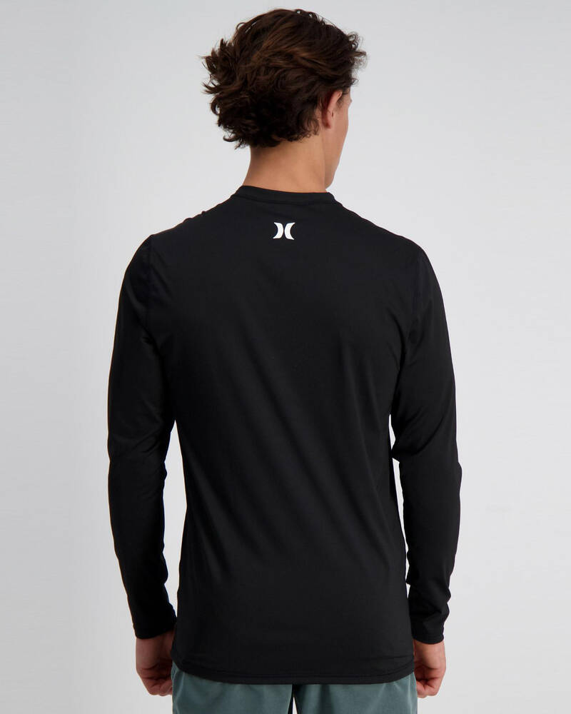 Hurley One & Only Long Sleeve Rash Vest for Mens