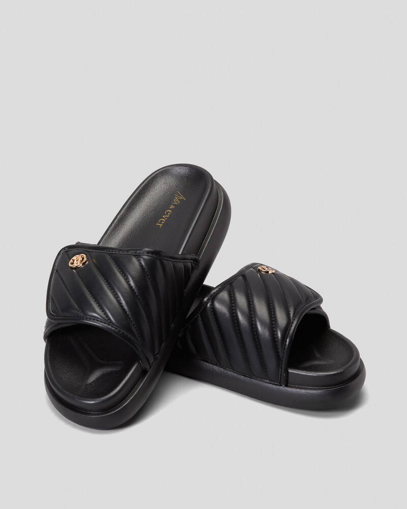 Ava And Ever Jewel Slide Sandals for Womens