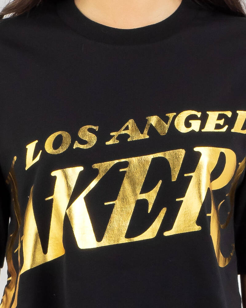 NBA L.A Lakers Lindsey Cropped T-Shirt for Womens