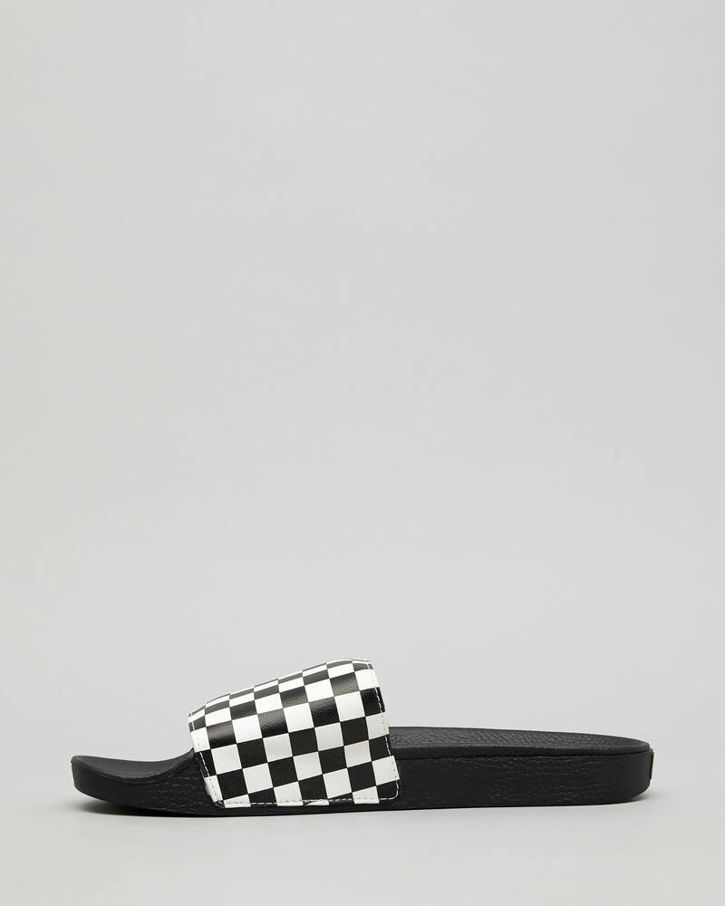 Vans MN Slide On Check Slides for Mens