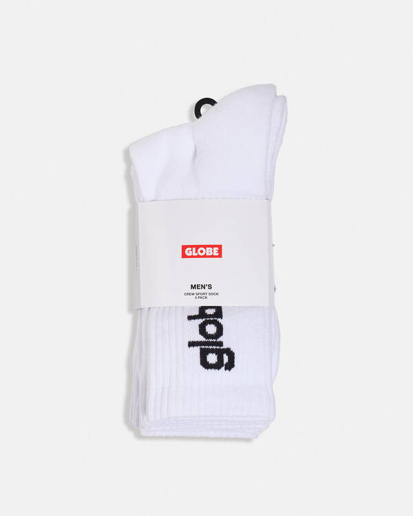 Globe O.G. Vert Logo HI Crew Socks 5 Pack for Mens