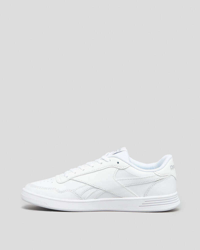 Reebok Womens Court Advance Shoes In Ftwr White/ftwr White/cold Grey 2 ...